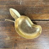 Pear-shaped brass tidy