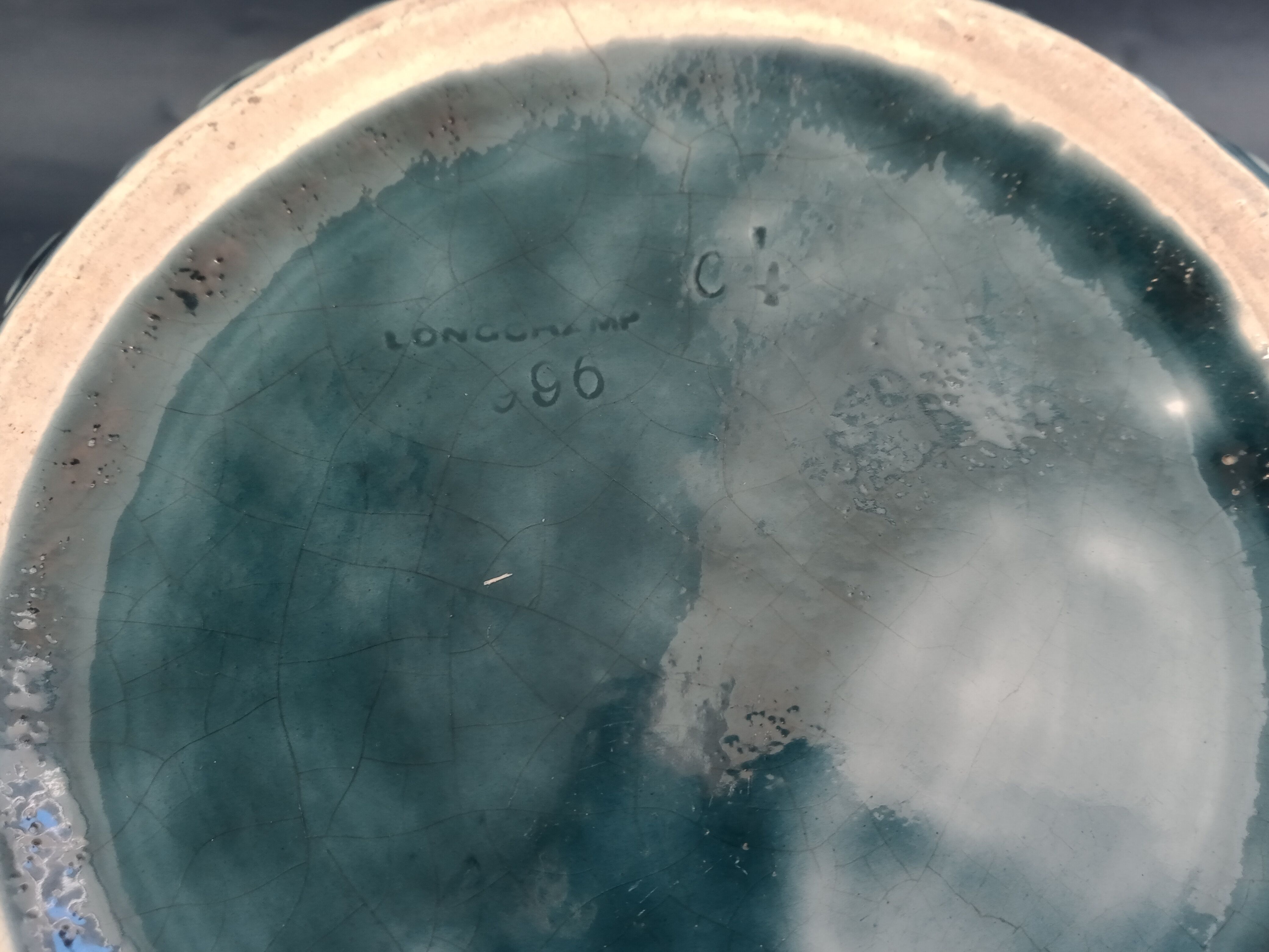 Vase dabbling art nouveau