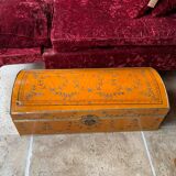 Painted wooden chest