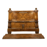 Art Deco period mahogany centre bed circa 1920-1930