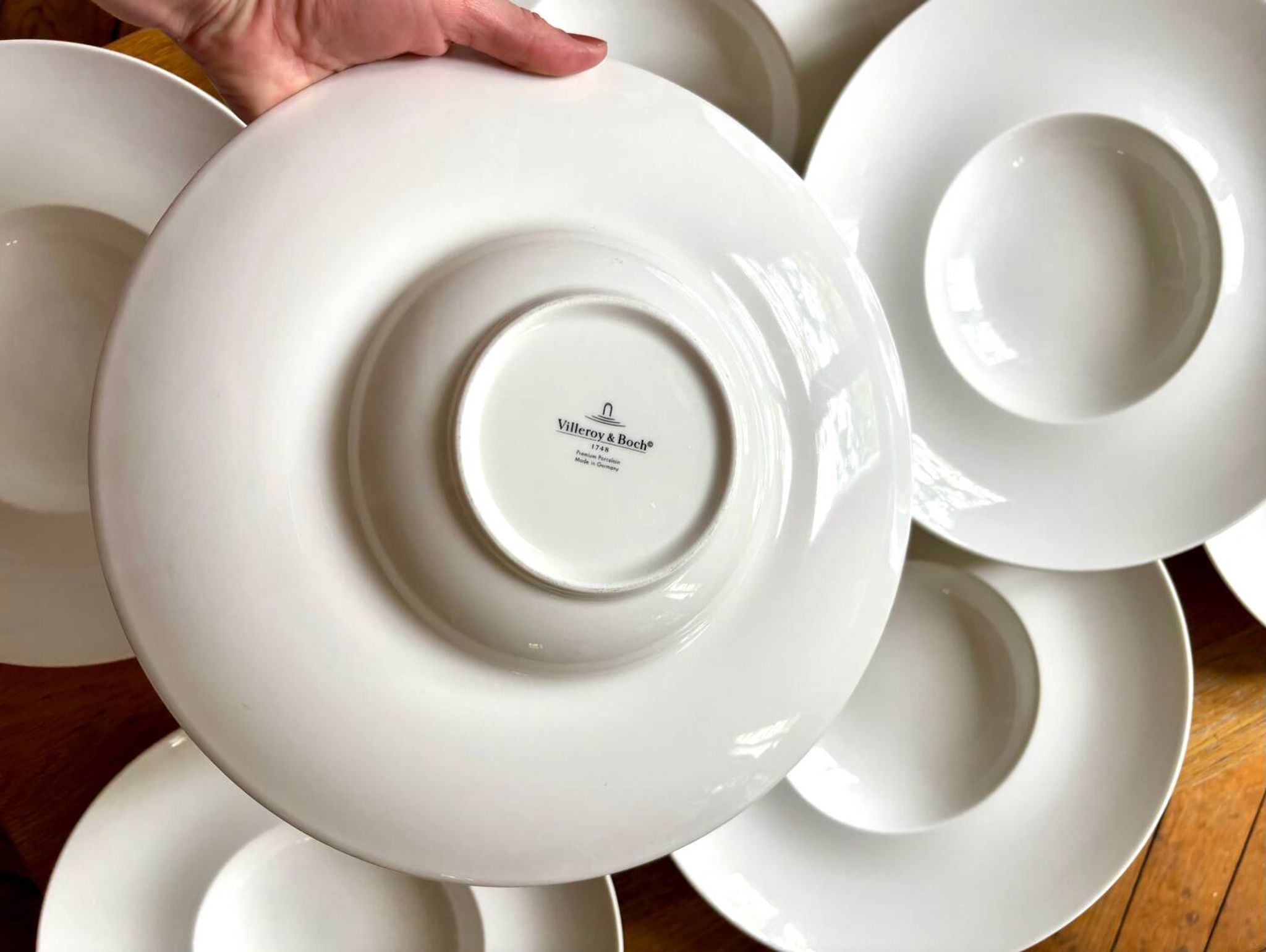 Villeroy and Bosh serving soup plates