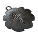 Vide-poche ou plat métal feuille de vigne et grappe de raisin