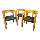 Baumann stamped armchairs