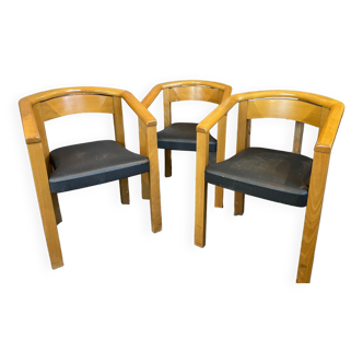 Baumann stamped armchairs