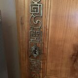 Armoire ancienne 1 porte style Louis XV merisier massif