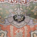 Paire de fauteuils Napoléon III en tissu Etro, France, fin XIXe