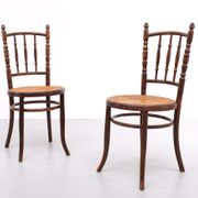 2 Thonet Mundus chairs Vienna Austria, circa 1925
