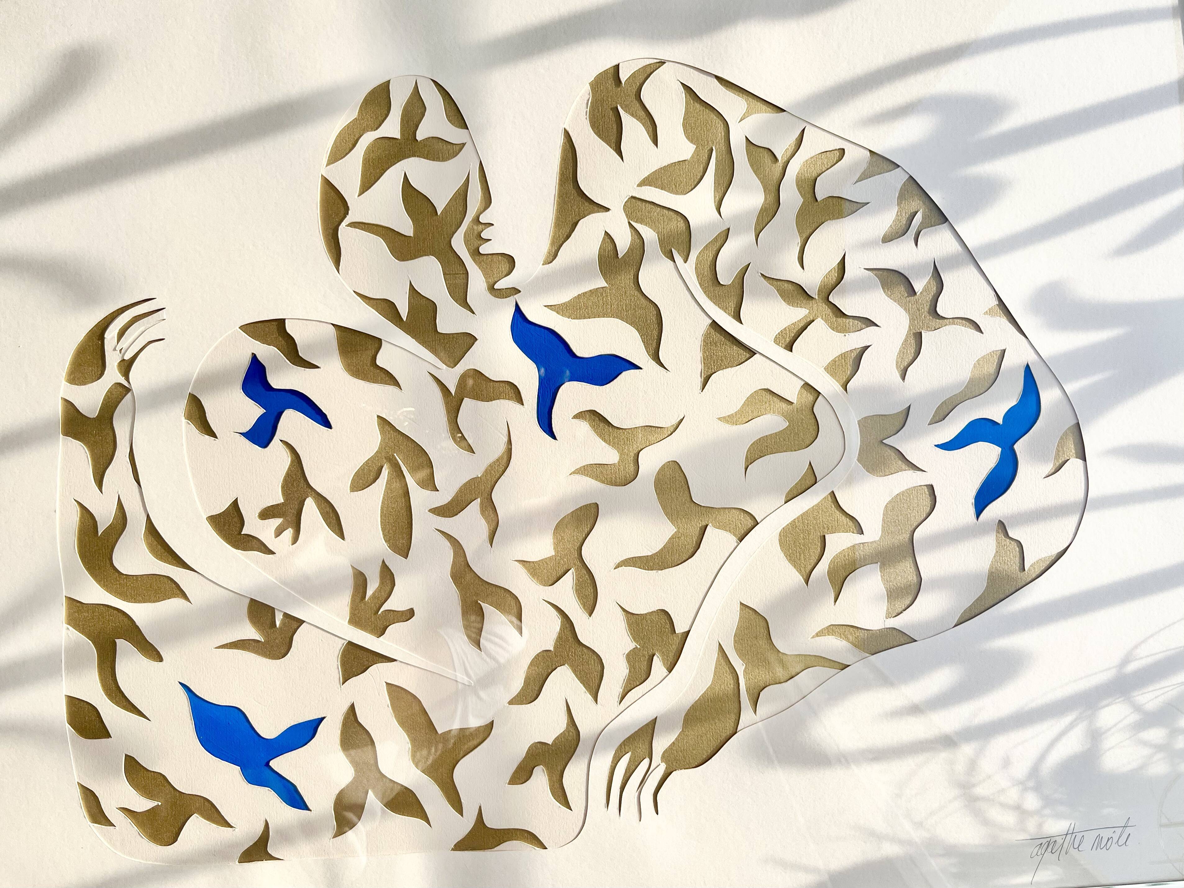 "Le parfum de l'été", 2023, format 50 x 70 cm, unique copy by Atelier Agapé