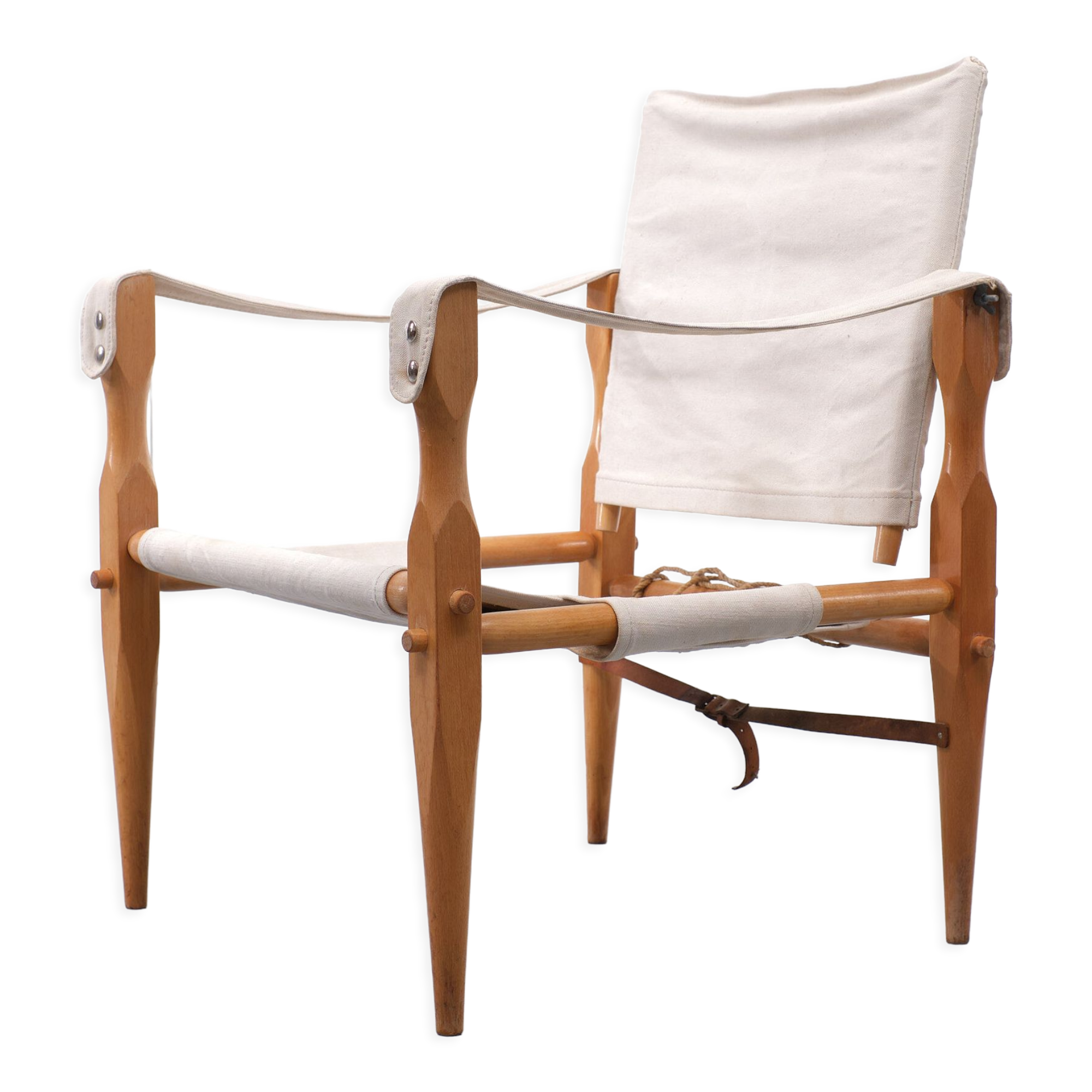 Vintage safari chair 1960s Denmark