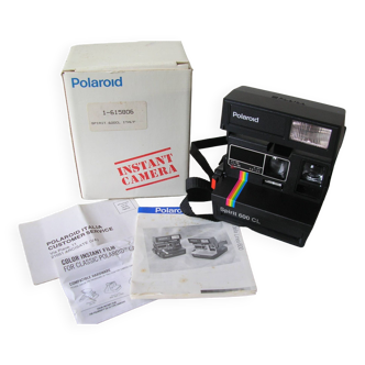 Ancien appareil photo instantané Polaroïd Spirit 600 CL et notice + boîte