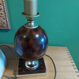 Lamp with lampshade 80'S Delmas