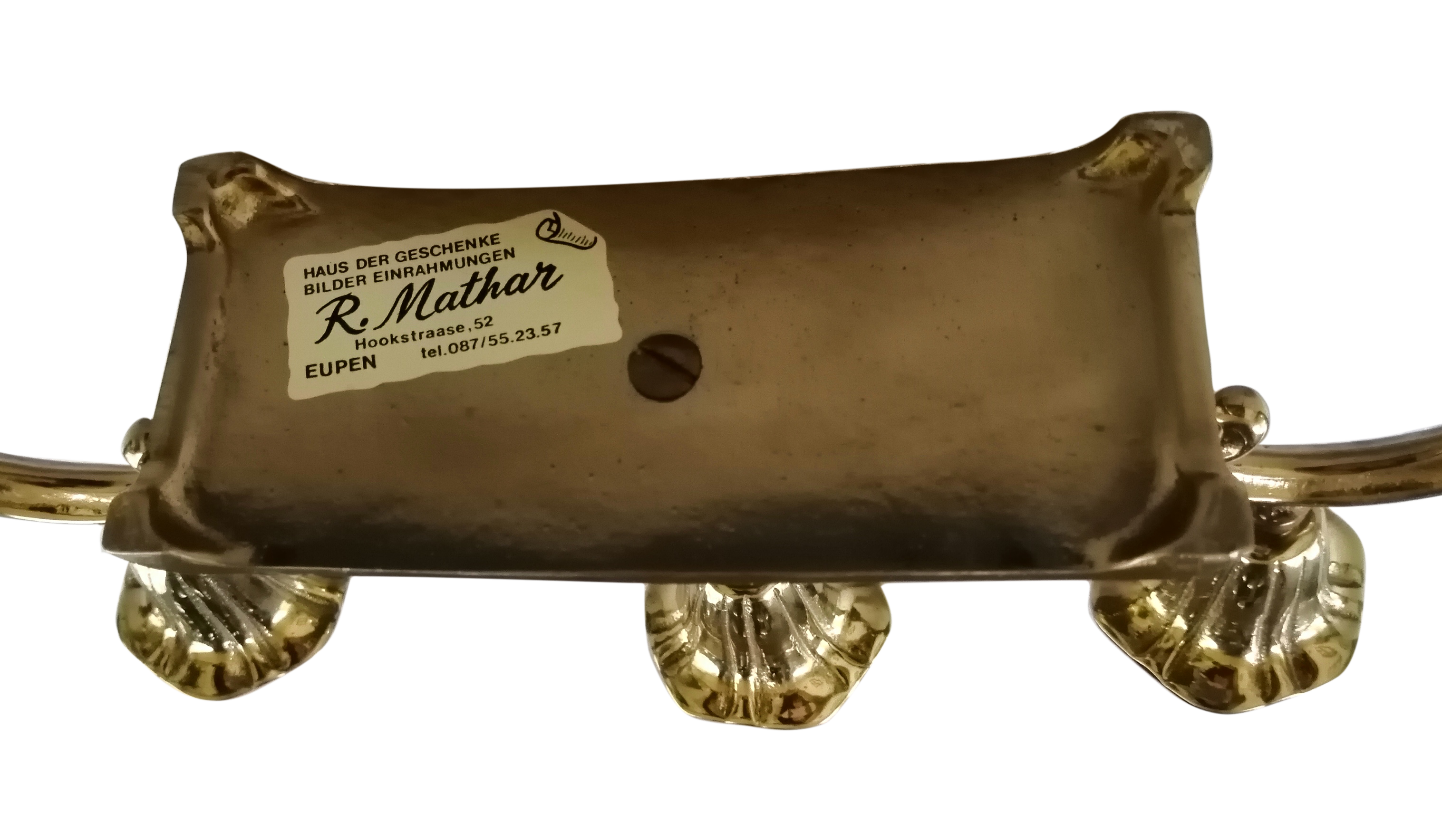 Golden bronze chandelier