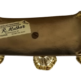 Golden bronze chandelier