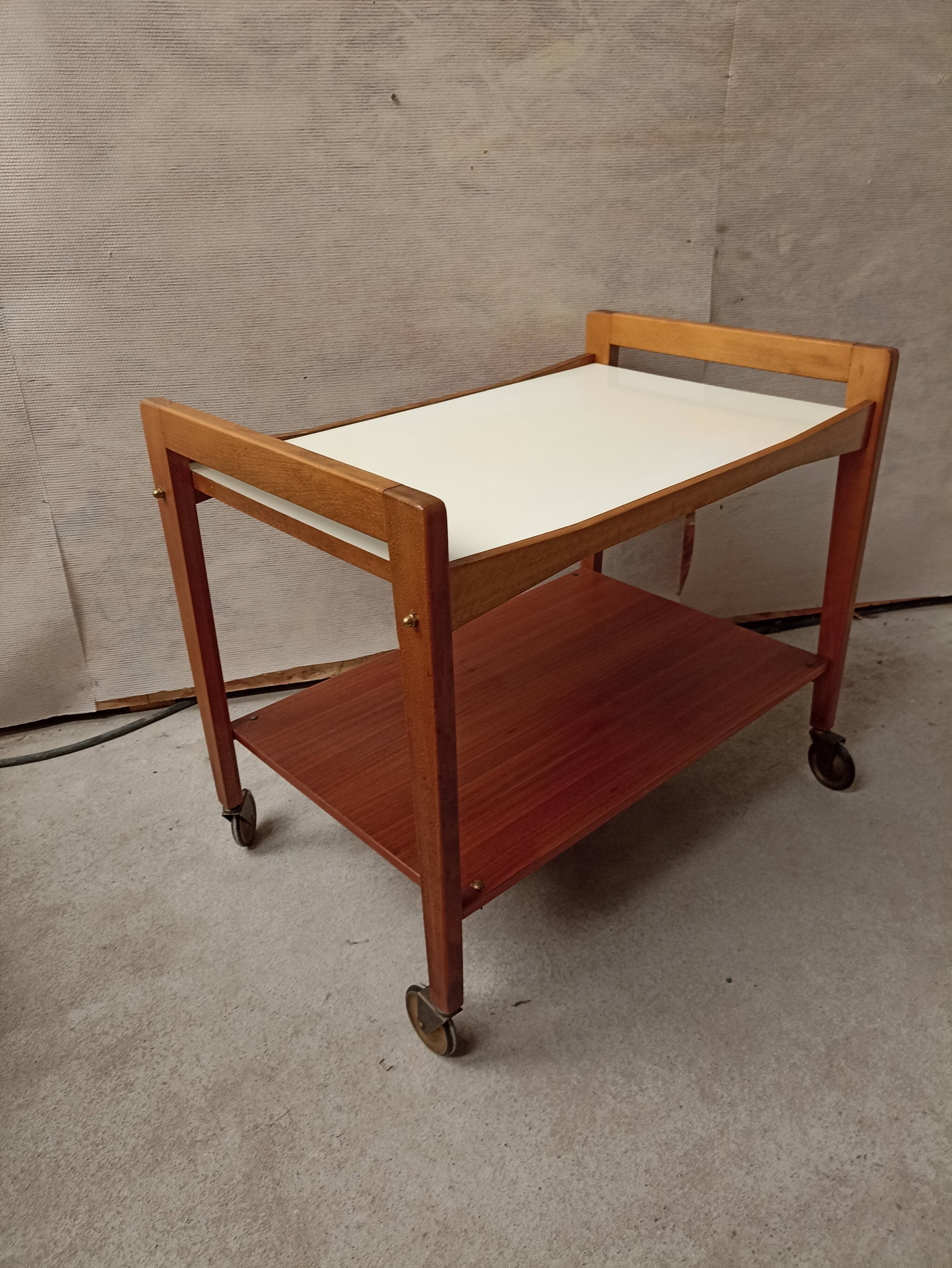 Scandinavian service trolley