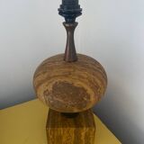 Travertine lamp