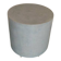 Pastel blue cylindrical coffee table "Tambour" – Artisan design.