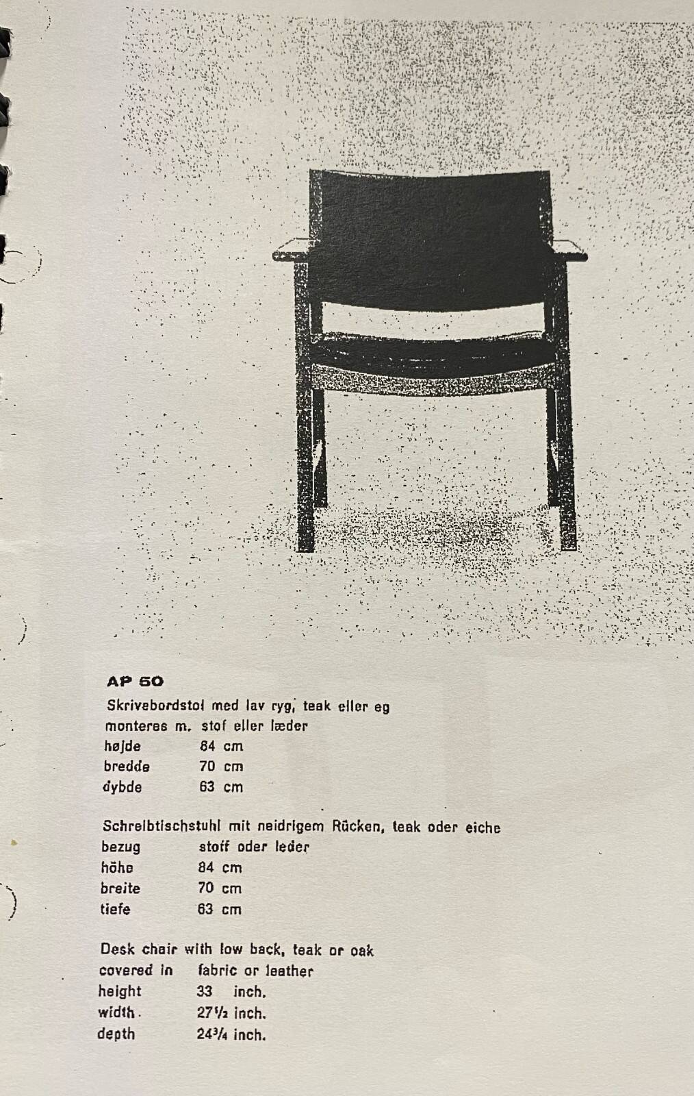 2 Hans Wegner armchairs - Denmark 1960s