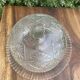 Pressed and moulded glass cheese dome