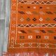 Moroccan Hanbal rug, handwoven kilim, Moroccan Berber tribal rug, Boho rug, Berbè rug