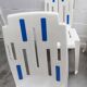 6 Mambo design chairs by Pierre Paulin, Henry Massonet line, by Stamp 1990.
