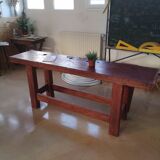 Carpenter's wooden workbench