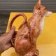 Ceramic jug in the shape of a fox.
