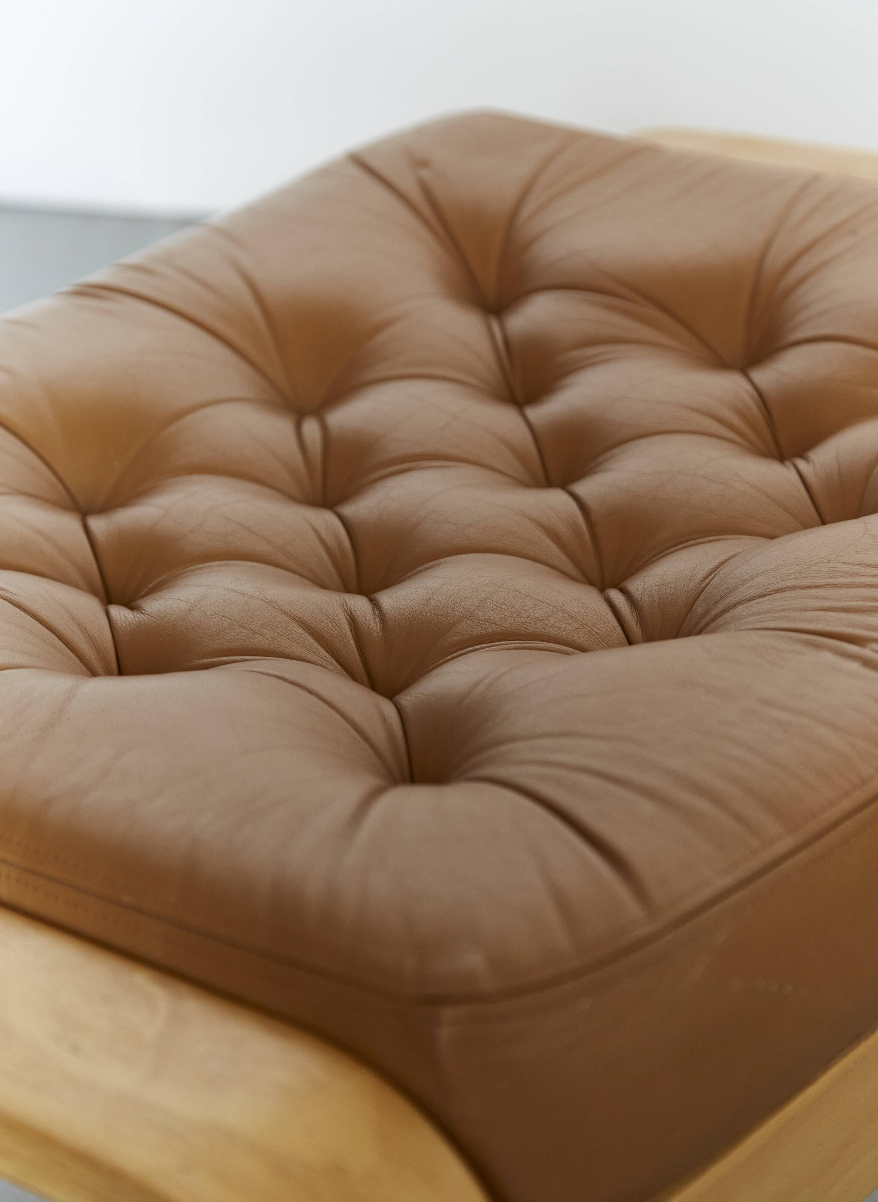 Nobuo Nakamura Armchair and Pouf 'Poem' for IKEA, 1977