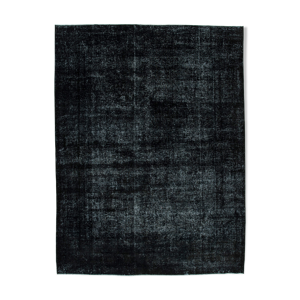 tapis persan surteint tissé à la main 292 cm x 386 cm tapis en laine noire
