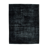 Handwoven Persian Overdyed 292 cm x 386 cm Black Wool Carpet