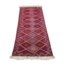 Red carpet, Moroccan Berber carpet, carpet handmade 150x80cm