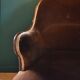 Fauteuil crapaud chocolat