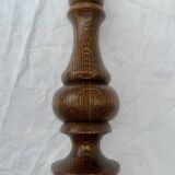 Old turned solid wood lamp base