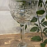 Set of 6 engraved wine glasses