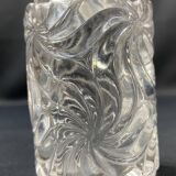 Early 20th century perfume bottle in SAINT LOUIS crystal, Fleurs de violet model