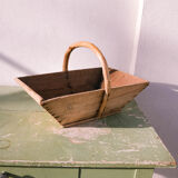 Panier en bois vendange