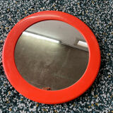 Authentic syla mirror in orange plastic from the 70s / seventies / space age