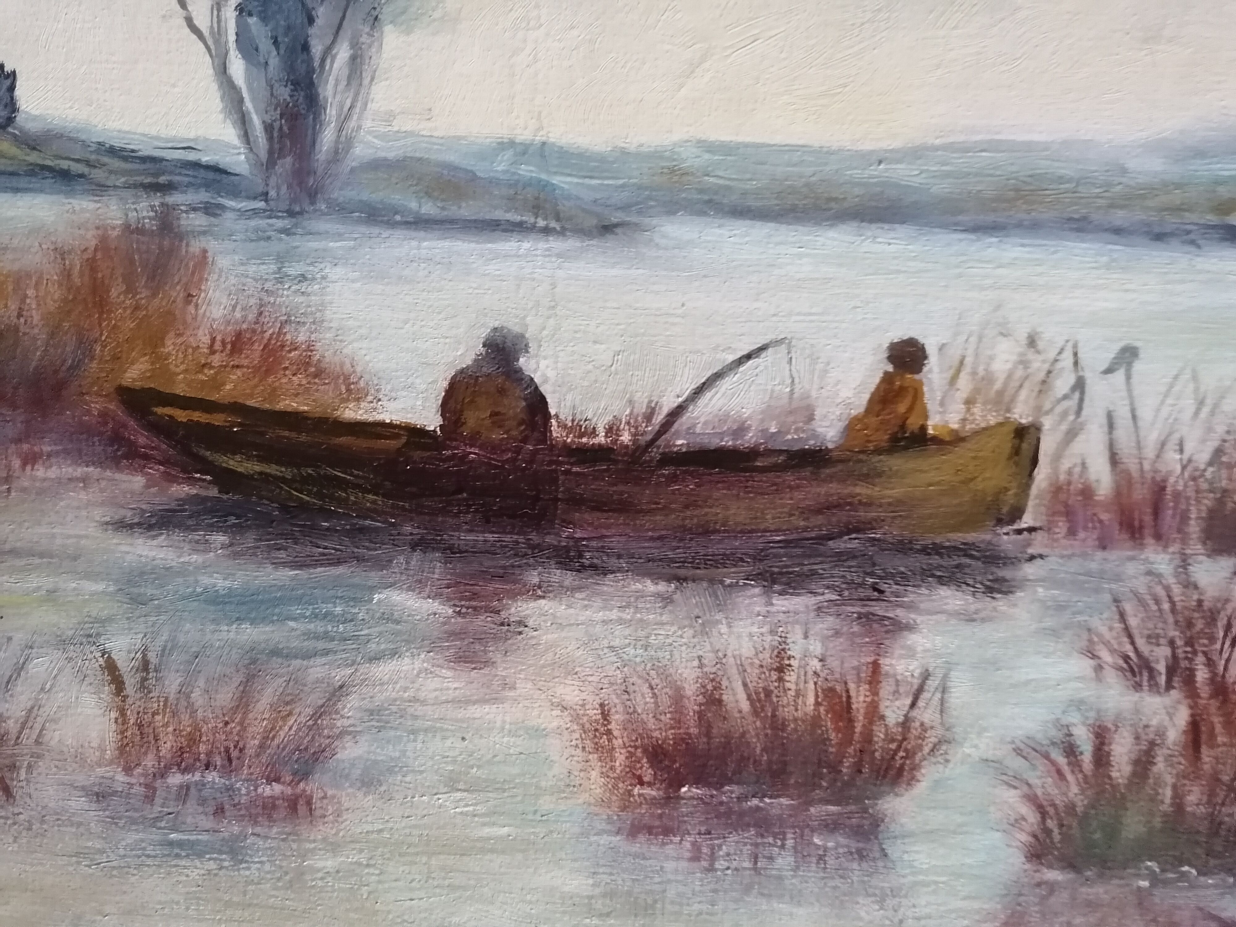 Landscape table after Camille Corot