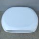 Table basse laquée blanche design Space Age forme libre vintage