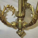 Brass chandelier