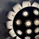 Emil Stejnar wall lamp with flower crystals, 1950s Vienna
