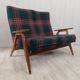 Banquette scandinave pieds compas