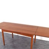 Mid-Century Danish Teak Extendable Dining Table, 1960s.