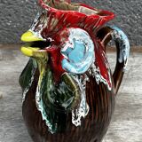 Vallauris Ceramic Rooster Pitcher - 1970s - H 20 cm