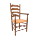 Fauteuil provençal paillé
