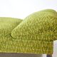 Mid-Century Daybed Chaise Lounge in Fabric, 1960s
