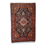 Tapis vintage fait main Tabriz du Moyen-Orient 135cm x 220cm (1950s)