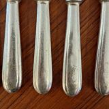 Set of 19th century Christofle silver plated knives