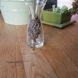 Vase with tin decoration