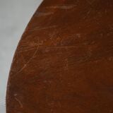 Modern Danish, side table / sculptural console in oak, 1940s