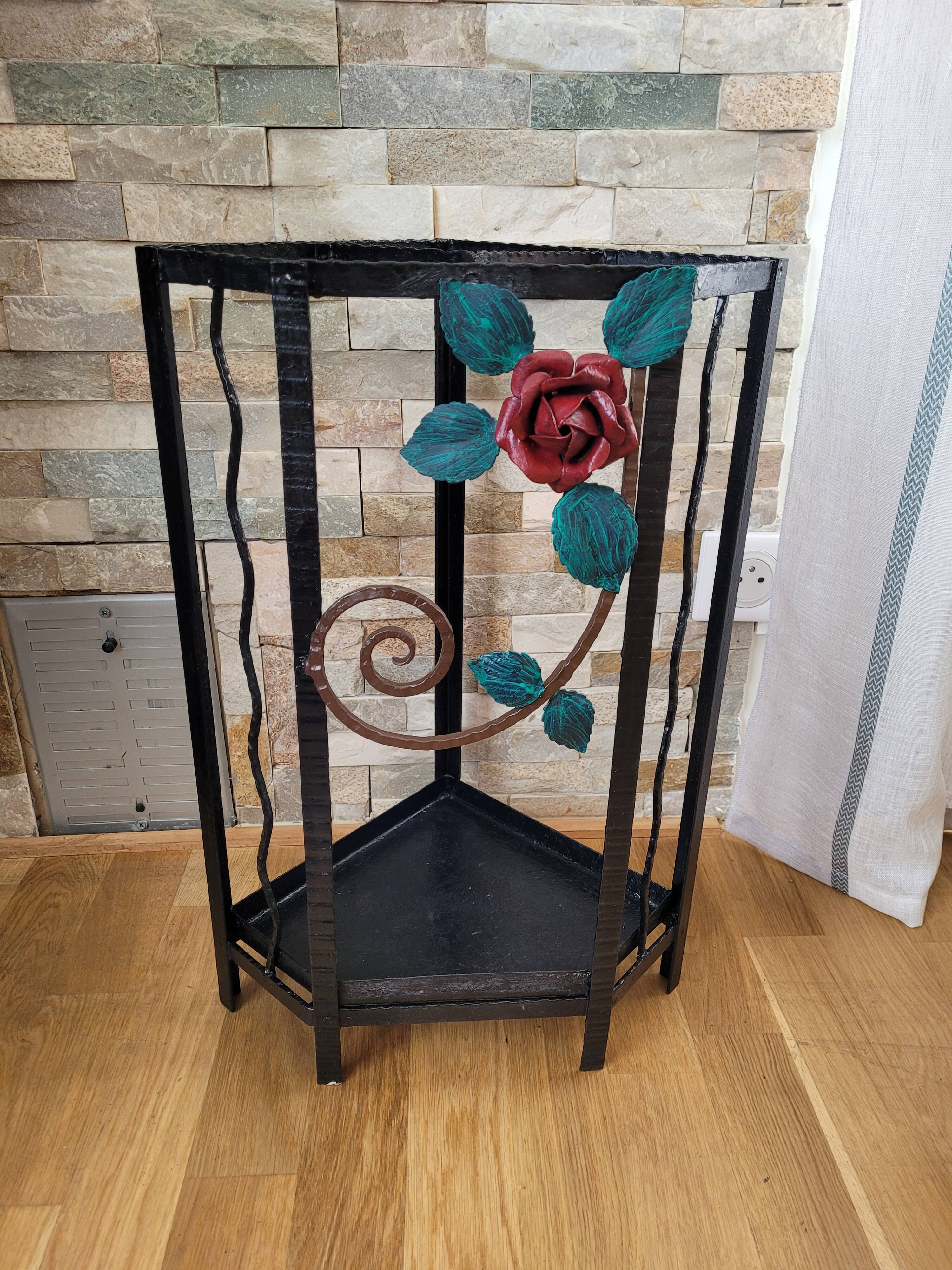 Wrought iron umbrella door